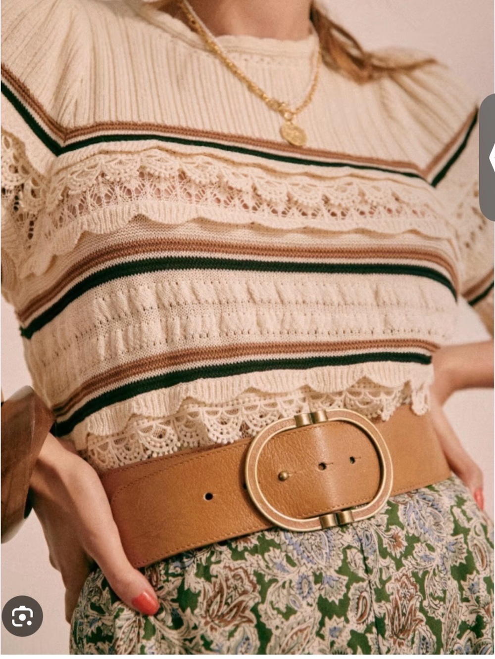 Sezane belt Irene T80. Looks NEW
